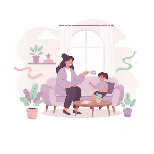 Ilustración terapéutica suave